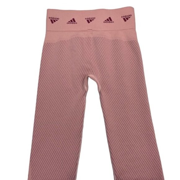 ADIDAS Performance Training Aeroknit Branded Seamless 7/8 Legging Sz XS - Picture 6 of 8